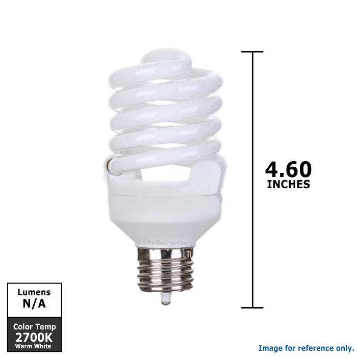 Litetronics 23w 120v Twist Neolite 2700k Warm White Fluorescent Light Bulb - Image 2