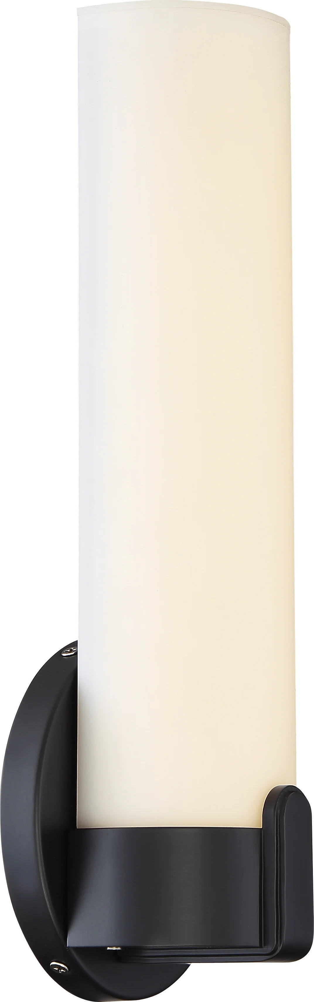 Nuvo Loop 1-Light LED Wall Sconce Vanity Light in Aged Bronze Finish
