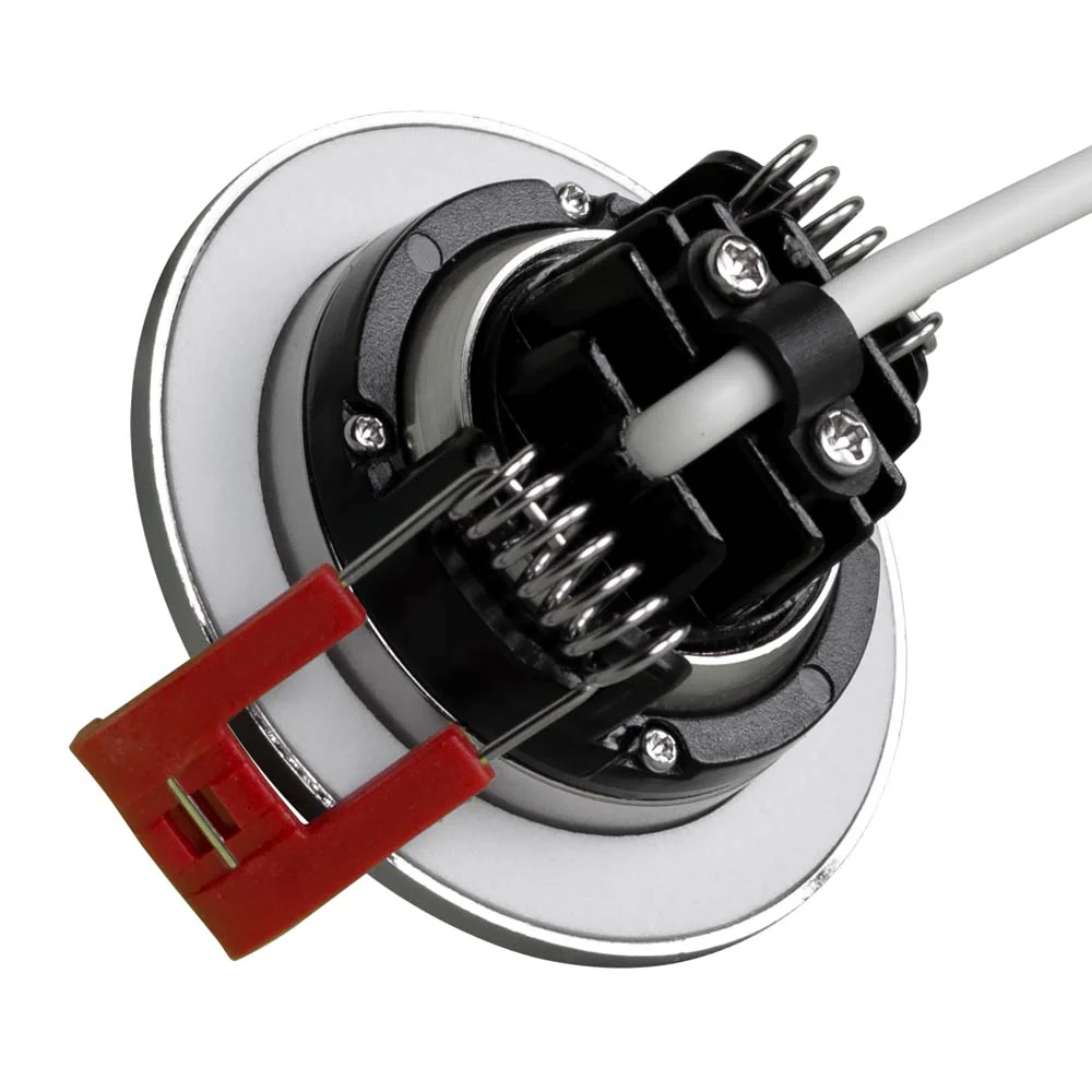 NICOR 2-inch LED Gimbal Recessed Downlight in Nickel, 2700K - Image 5