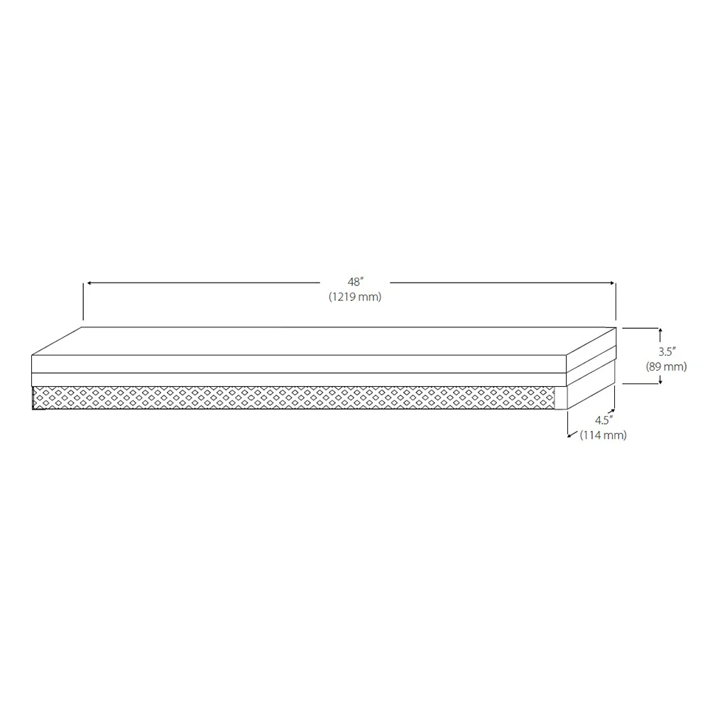 NICOR 4 foot Linear High Output LED Strip Light in 3000K - Image 3