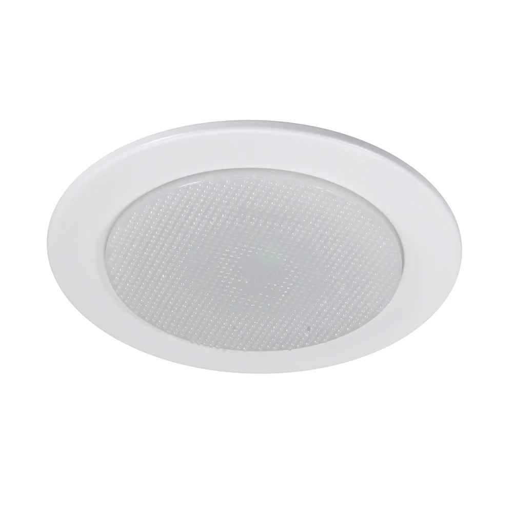 NICOR 4 in. White Albalite Shower Trim