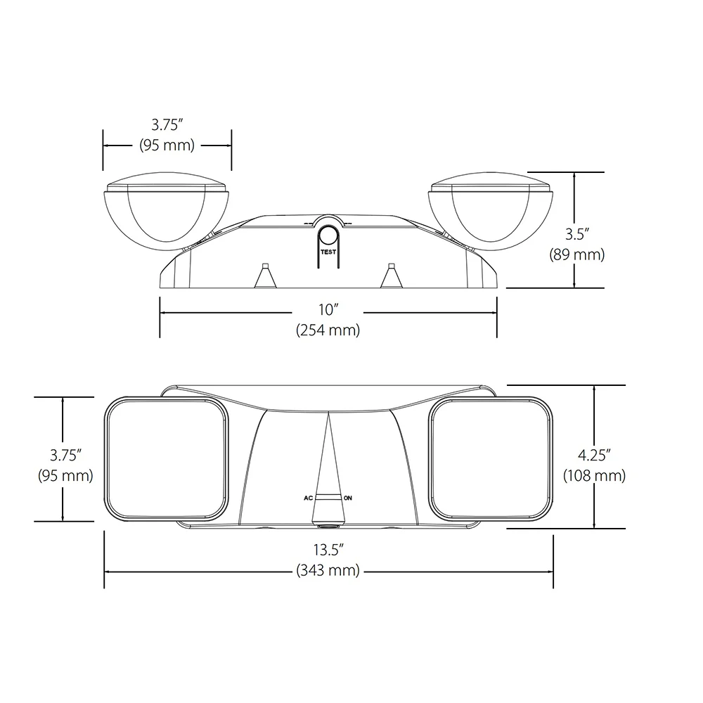 NICOR Emergency Adjustable LED Fixture - Image 2