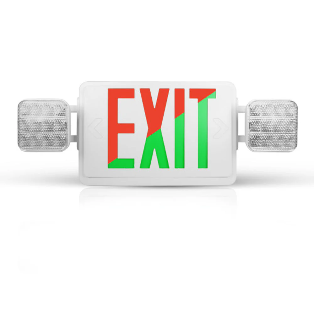 NICOR LED Emergency Exit Sign Color Combo With Remote