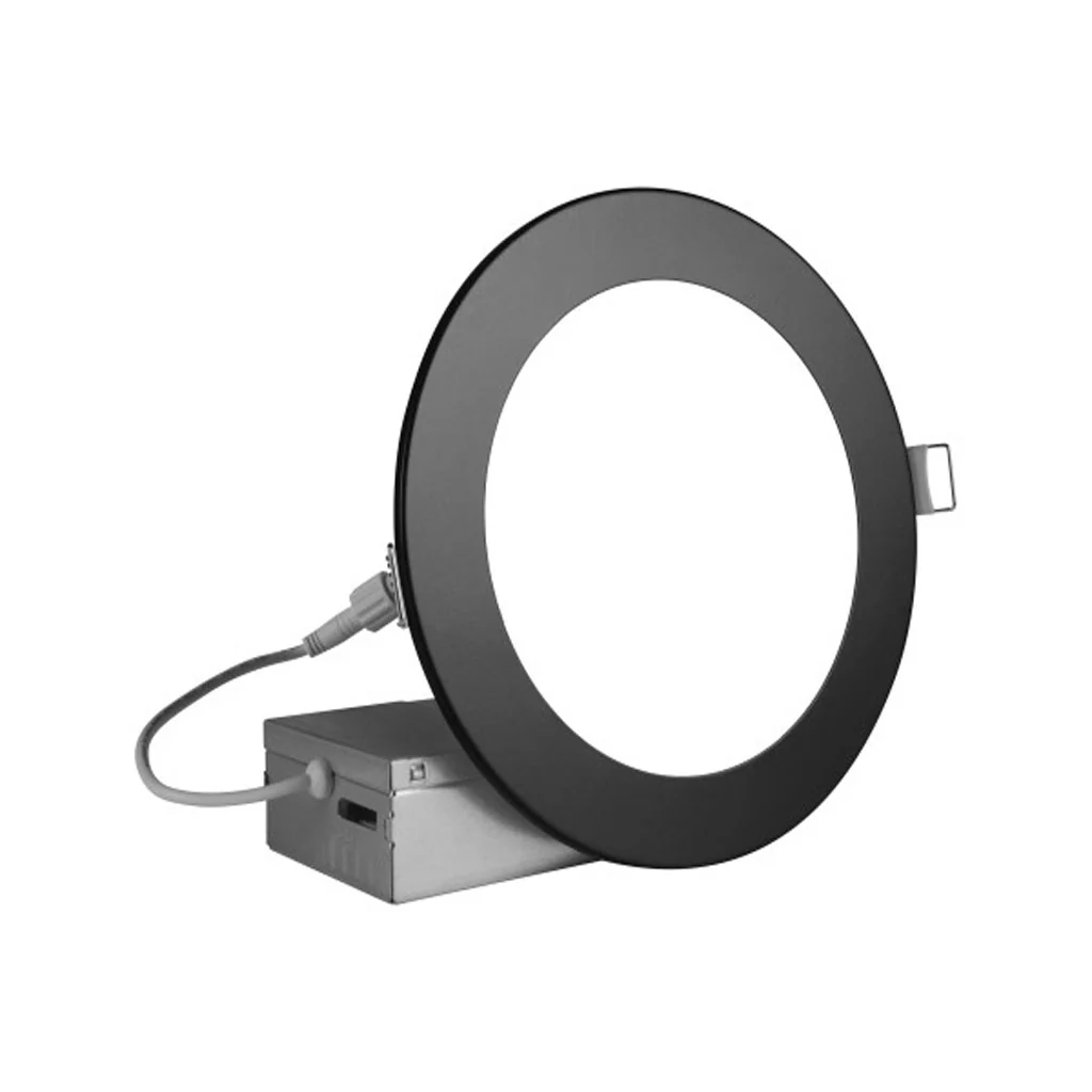Nicor REL Selectable 6-in Black Remodel LED Downlight Kit