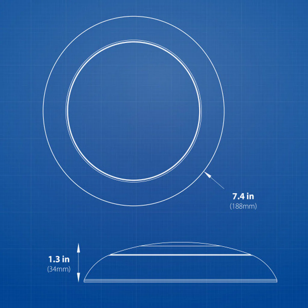 Nicor RSD Series 6-in Surface Mount 5000K LED Downlight - Image 2
