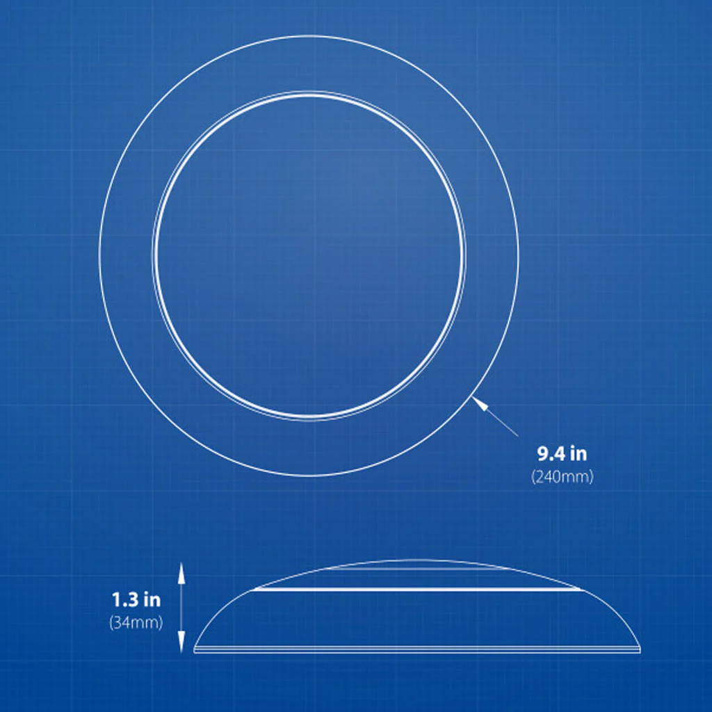 Nicor RSD Series 8-in Surface Mount 3000K LED Downlight - Image 2
