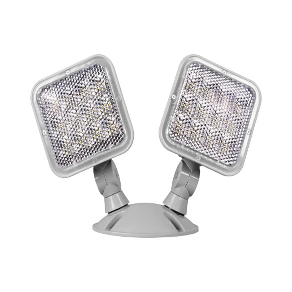 Nicor Weather Resistant Emergency LED Remote Light Fixture Double Head