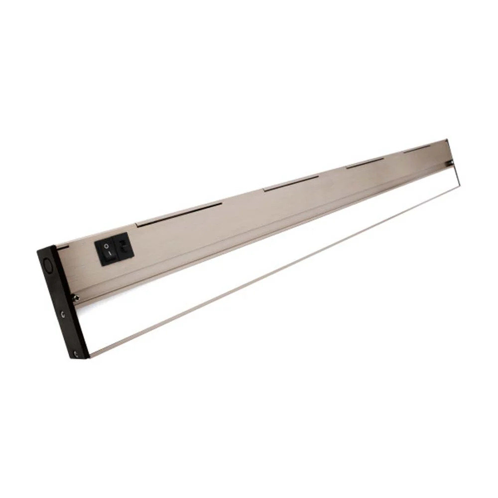 NUC-5 Series 30-inch Nickel Selectable LED Under Cabinet Light