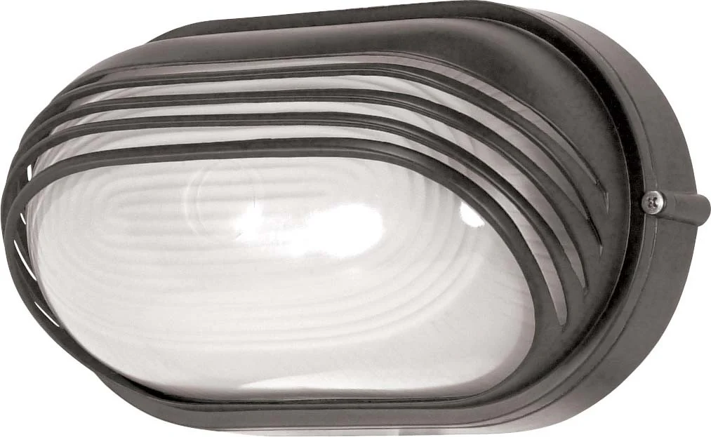 Nuvo 1 Light - 10 inch - Oval Hood Bulk Head - Die Cast Bulk Head