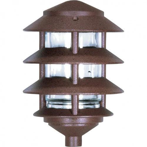 Nuvo 4-Tier PathLight Landscape Pagoda Light Fixture Old Bronze Finish