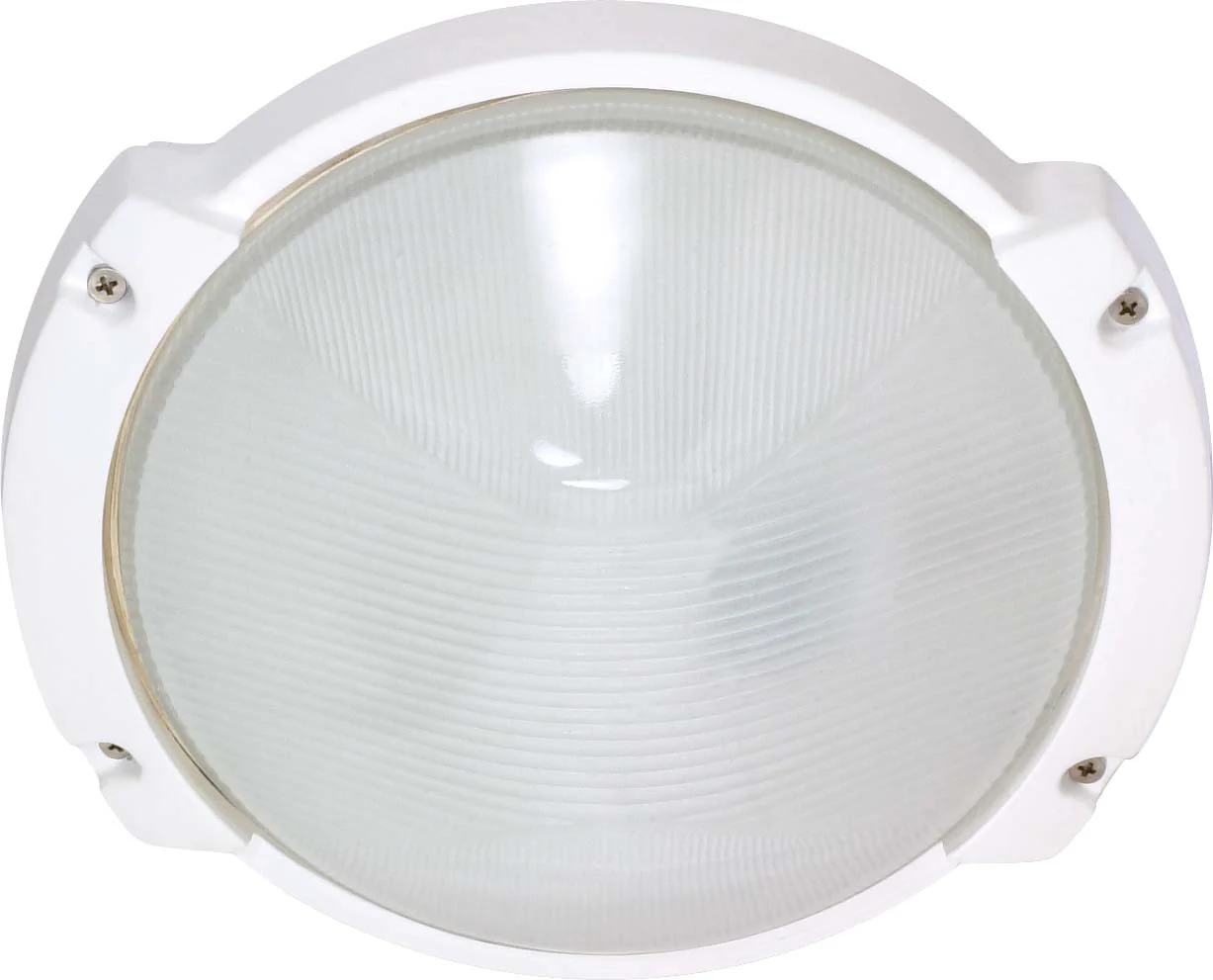 Nuvo 1 Light - 11 inch - Oblong Round Bulk Head - Die Cast Bulk Head