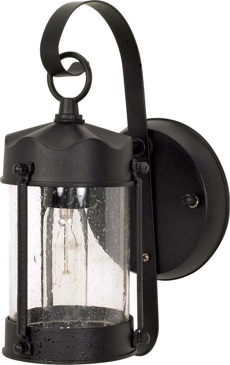 Nuvo 1 Light - 11 inch - Wall Lantern - Piper Lantern w/ Clear Seed Glass