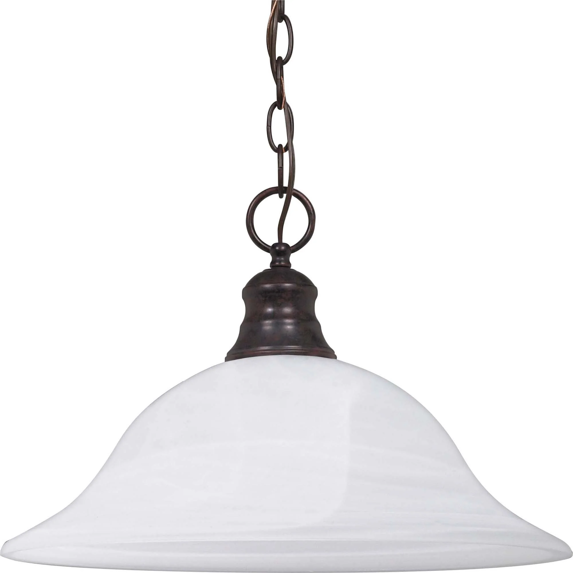 Nuvo 1 Light - 16 inch - Pendant - Alabaster Glass