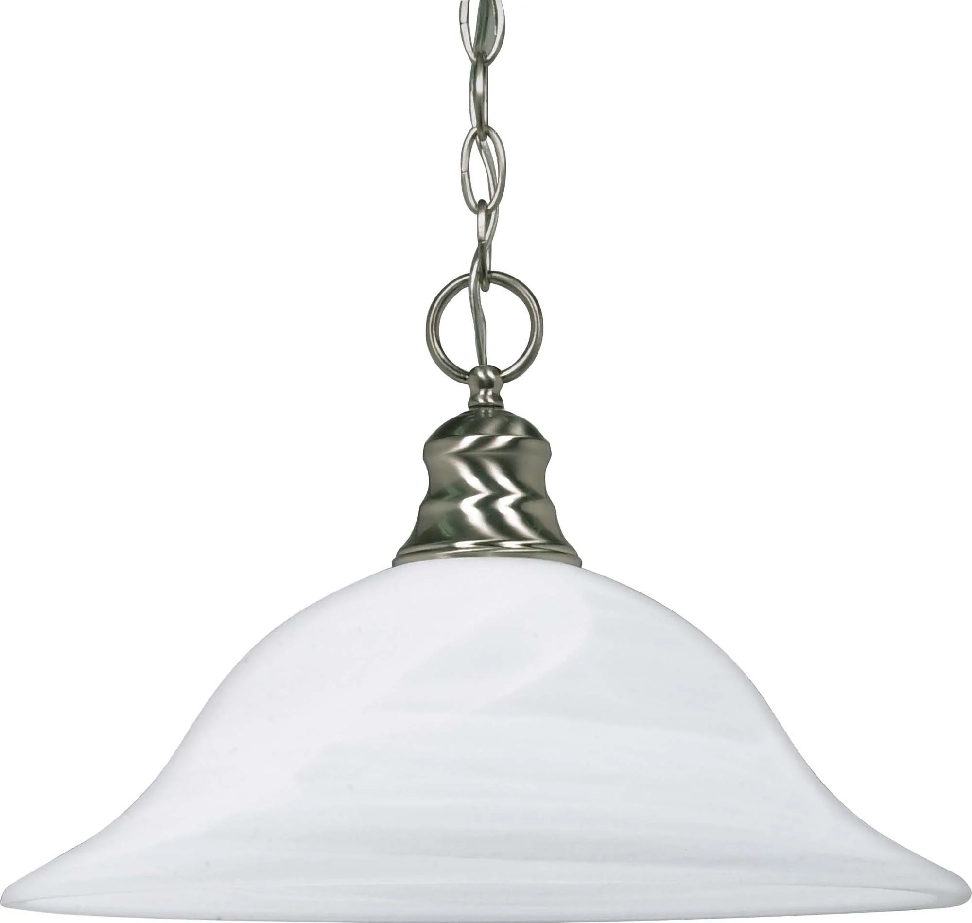 Nuvo 1 Light - 16 inch - Pendant - Alabaster Glass