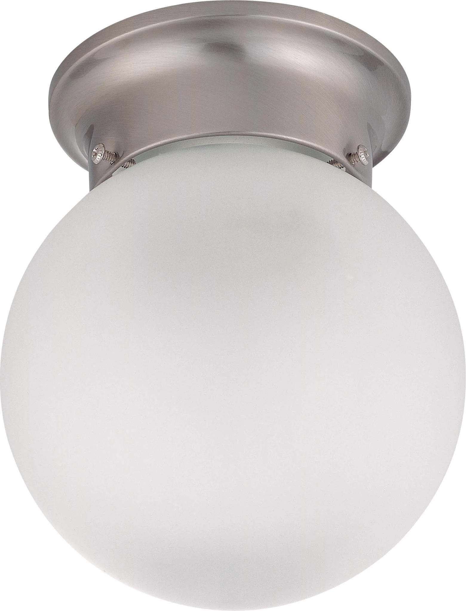 Nuvo 1 Light 6 inch Ceiling Mount w/ Frosted White Glass