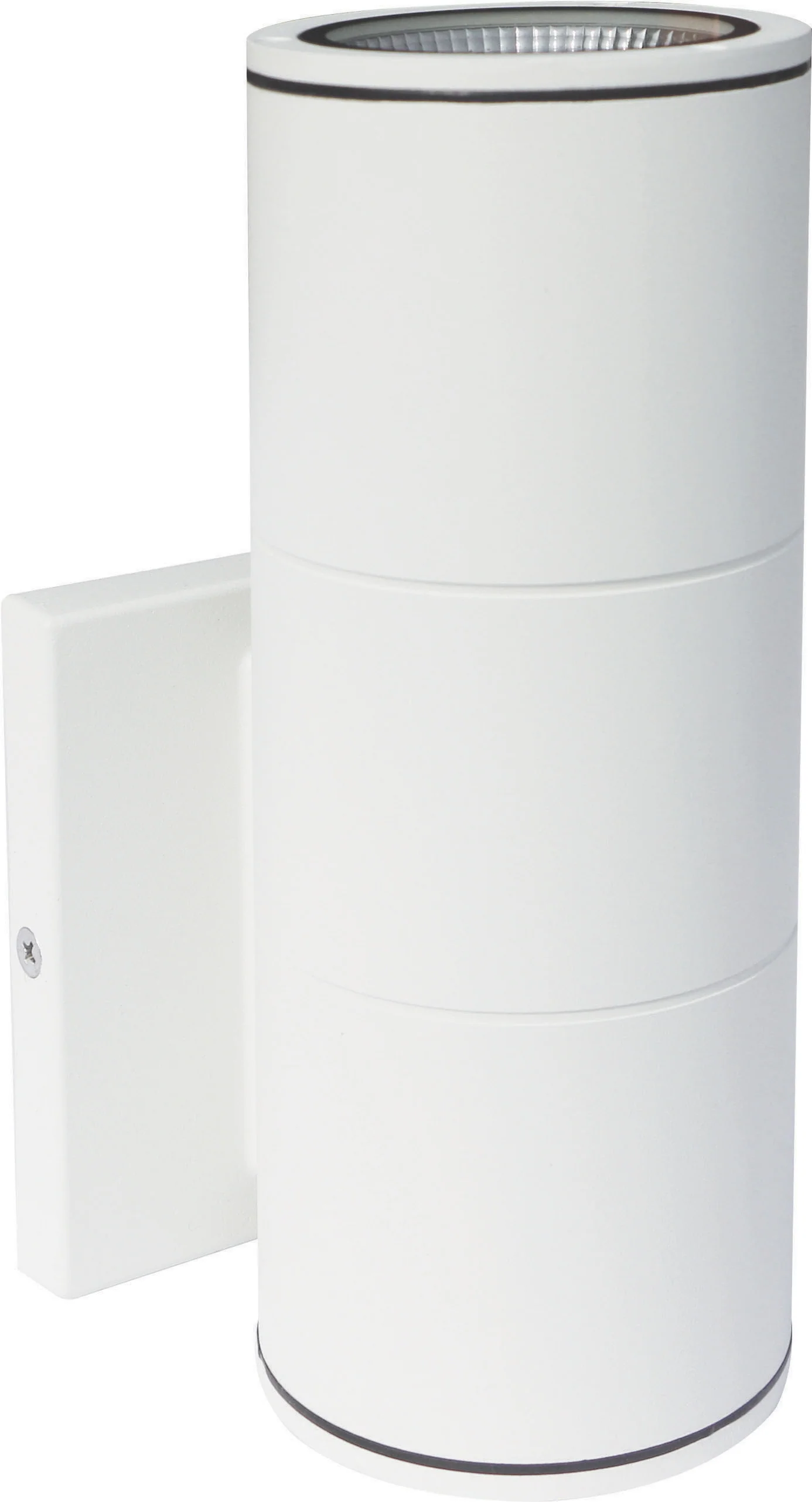 Nuvo 1-Light 10w Outdoor LED Wall Light Large Up or Down Sconce in White Finish