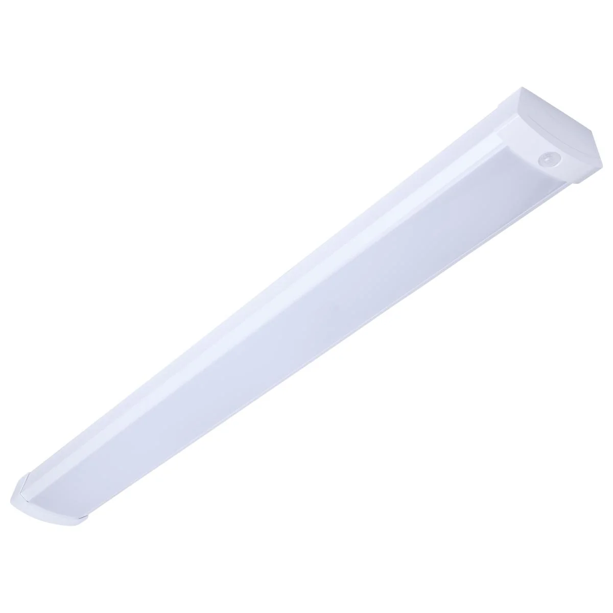 Nuvo 39w LED 4FT Wrap with PIR Motion Sensor CCT Selectable White Finish