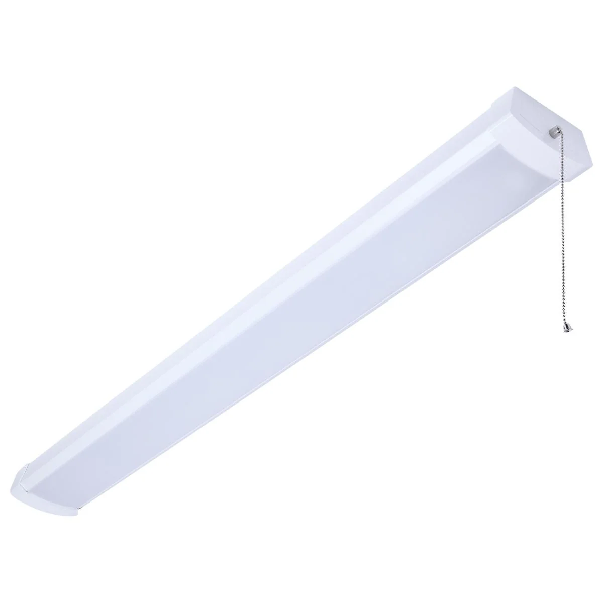 Nuvo 39w LED 4FT Wrap with Pull Chain CCT Selectable White Finish