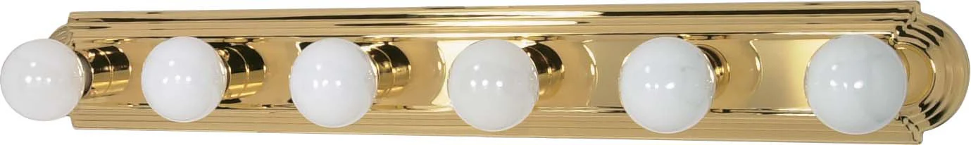 Nuvo 6 Light - 36 inch - Vanity - Racetrack Style