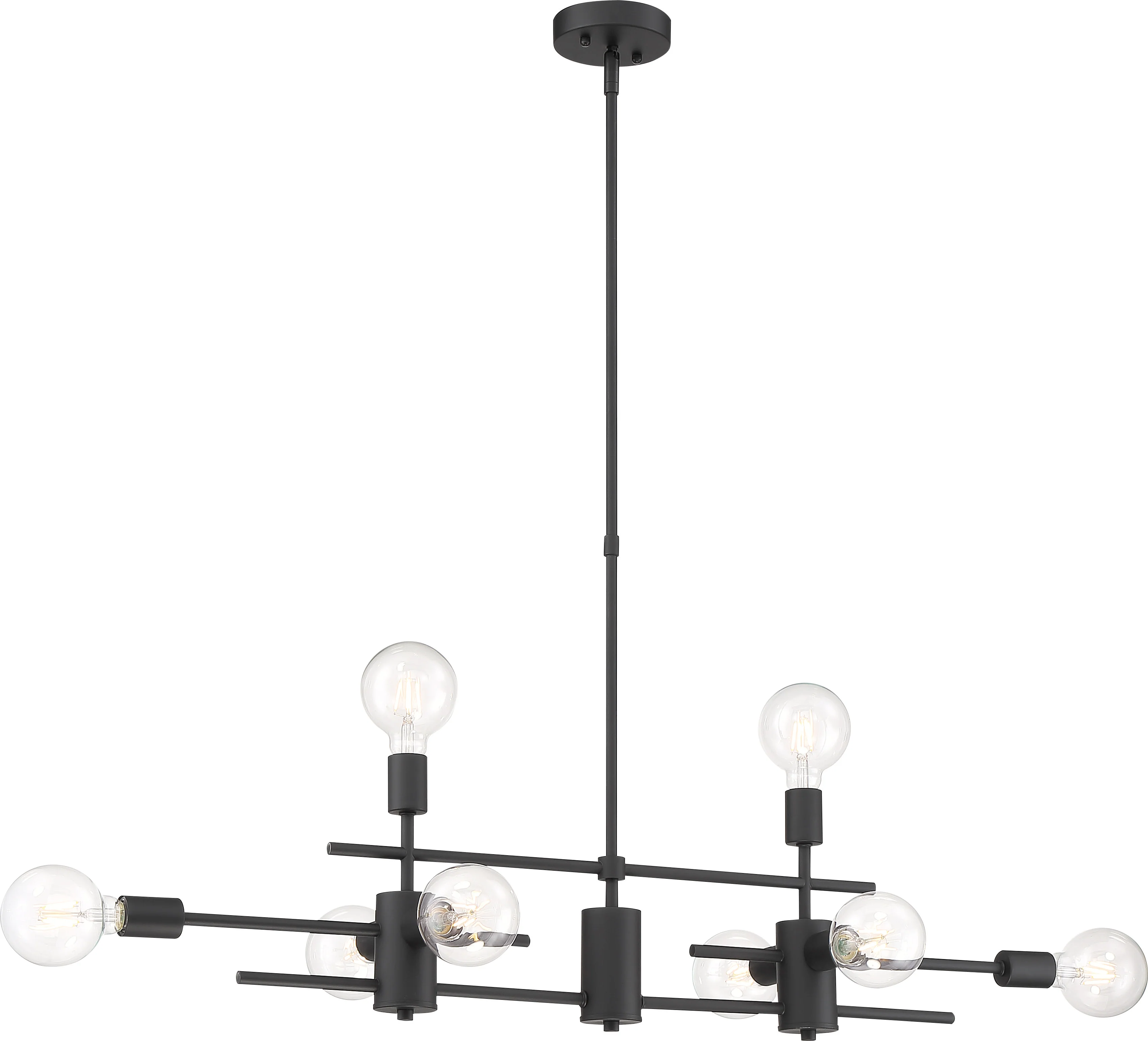 Nuvo 60w G25 Delphi Island Pendants 8-Light 120v Mahogany Bronze finish
