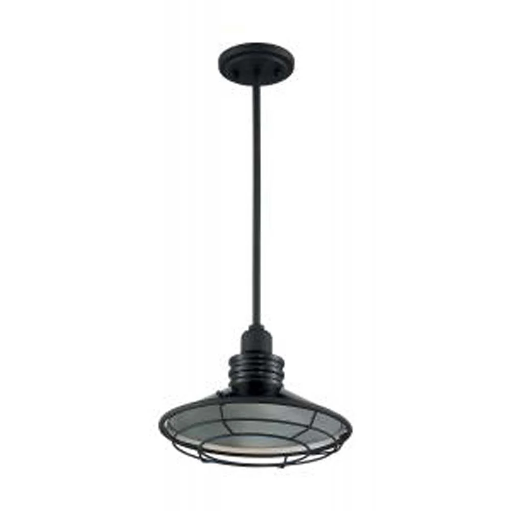 Nuvo Blue Harbor 1-Light 8.13" Sconce w/ Dark Bronze & Gold Finish