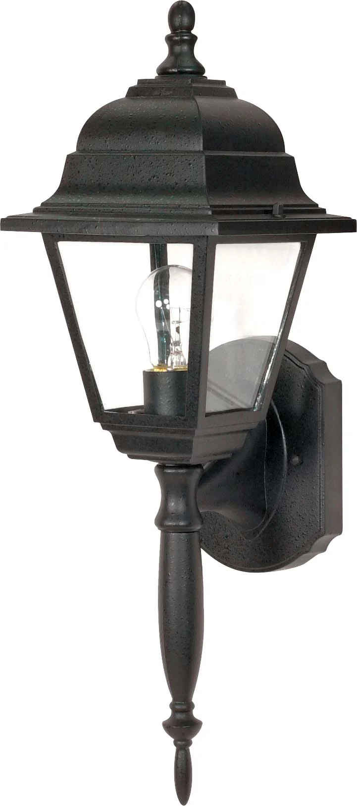 Nuvo Briton - 1 Light - 18 inch - Wall Lantern - w/ Clear Seed Glass
