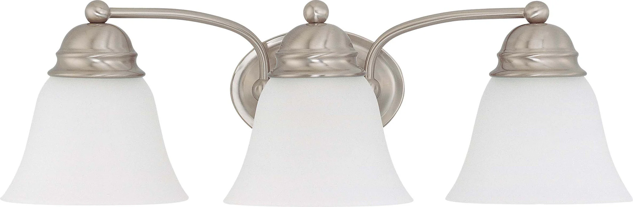 Nuvo Empire - 3 Light 21 inch Vanity w/ Frosted White Glass