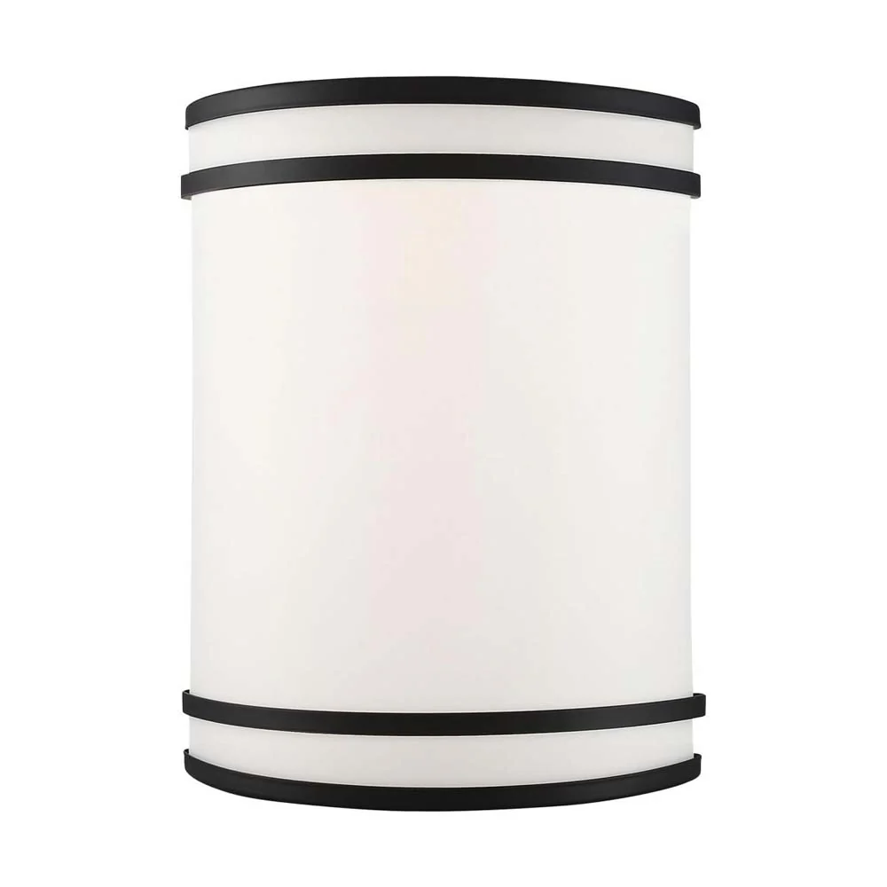 Nuvo Glamour 10w 120v LED Wall Sconce Black Finish CCT Selectable