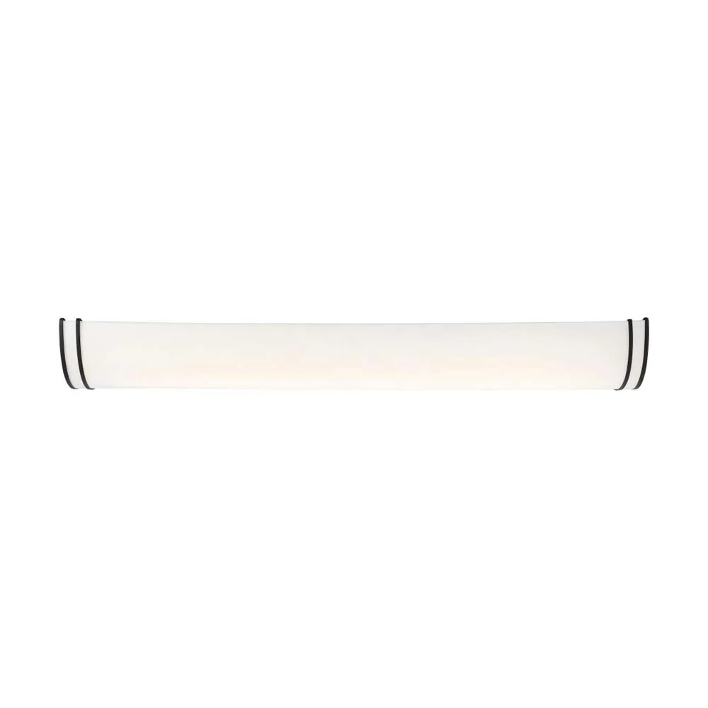 Nuvo Glamour LED 25-in 26w 120v Vanity Fixture Black Finish CCT Selectable