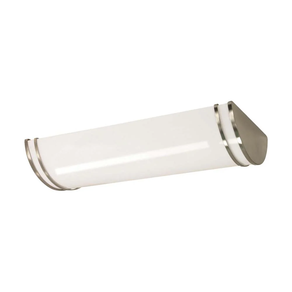 Nuvo Glamour LED 25-in Brushed Nickel Linear Flush Mount Fixture CCT Selectable