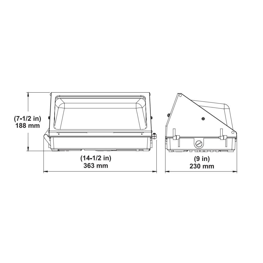 Nuvo Lighting 120W LED Premium Wall Pack - 4000K - Image 2