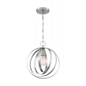 Nuvo Pendleton 1-Light Pendant w/ Brushed Nickel Finish