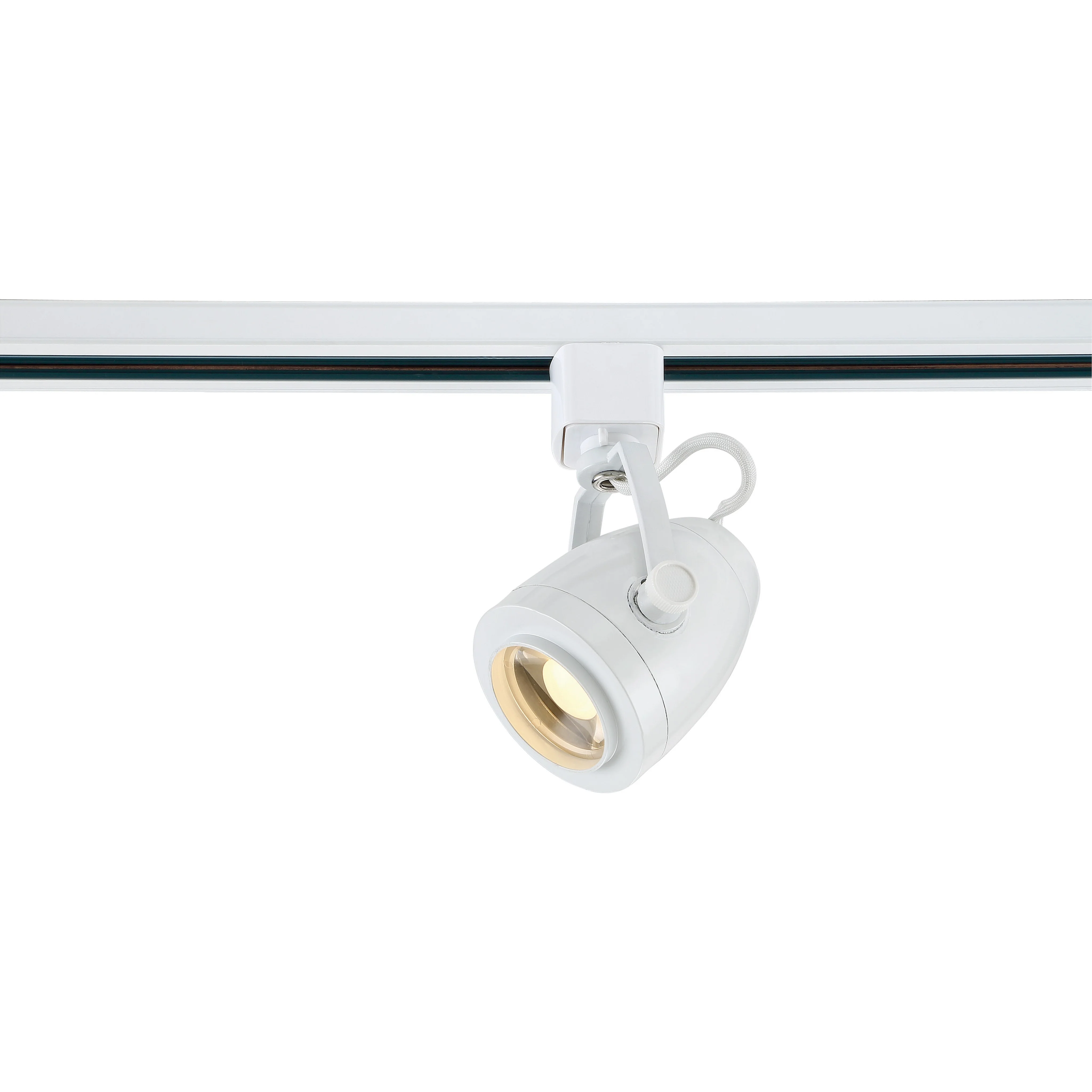 Nuvo TH413 White 1 Light - 12W LED Track Head 36 Degree Beam Angle - Pinch Back