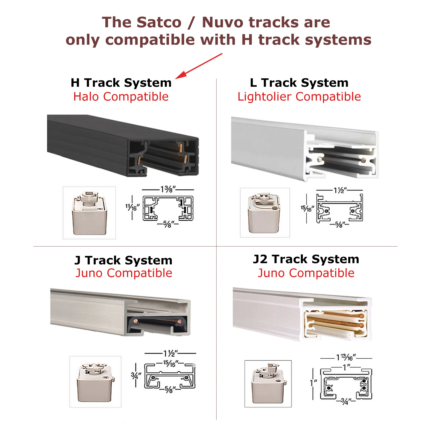 Nuvo TK427 Angle Arm Brushed Nickel 3 Light LED Track Kit - 36w - Soft White - Image 3