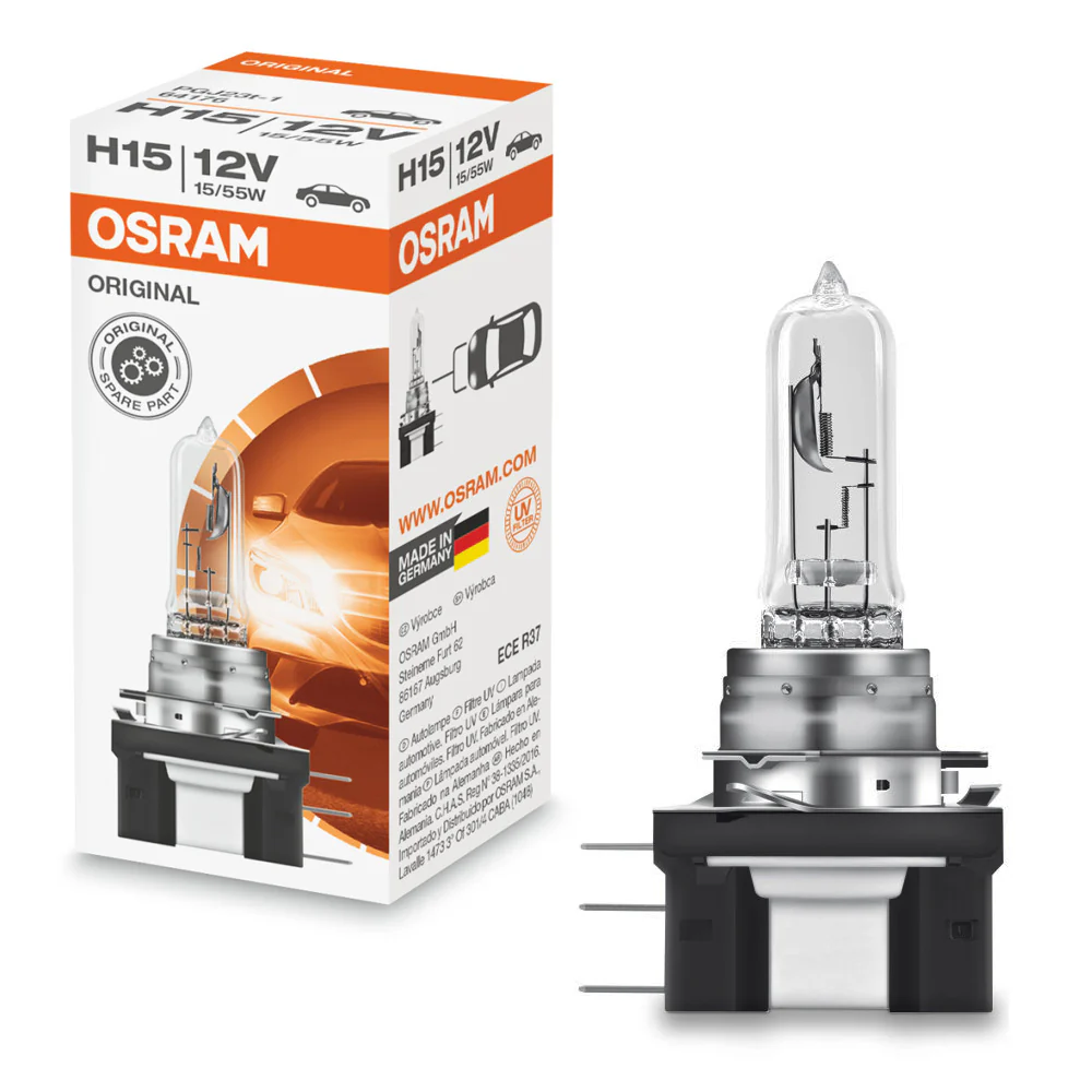 Osram H15 - 64176 - 12V 15/55W Original Line High-Performance Automotive Bulb - Image 2