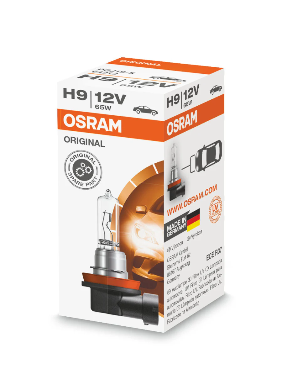 OSRAM 64213 - H9 65W 12V - Original Line High-Performance Automotive Bulb