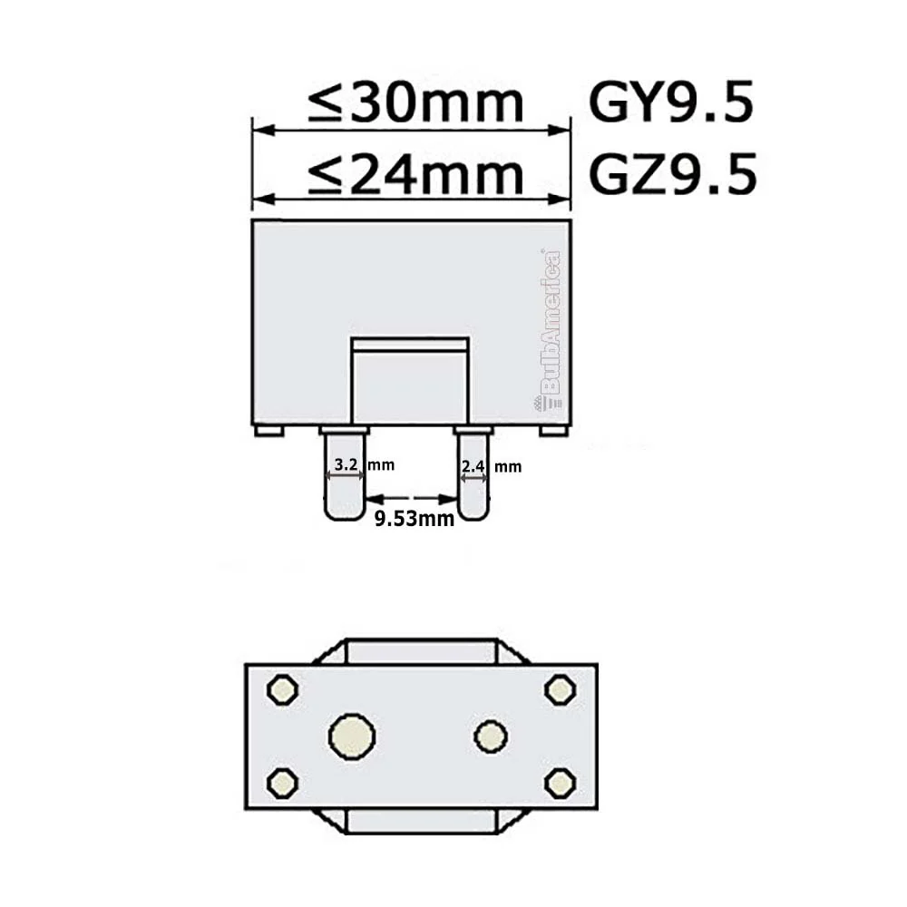 Osram EVV 64350 - 58285 - 110W 6.6A GZ9.5 Base Airfield Lamp - Image 3