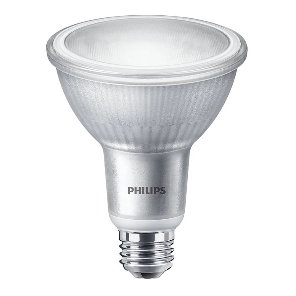 Philips 10w LED PAR30L Dimmable 3000K Bright White Flood 40 Bulb - 75w equiv.