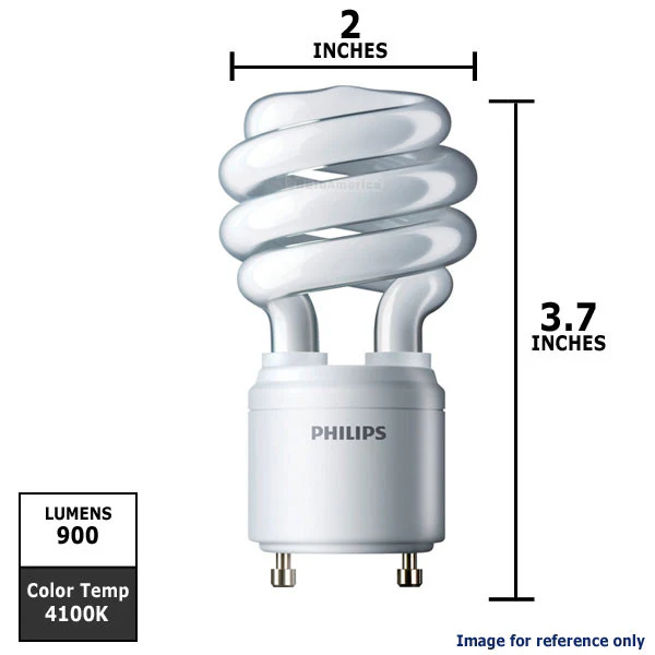 Philips 13w GU24 4100K EL/mDT Fluorescent Light Bulb - Image 2