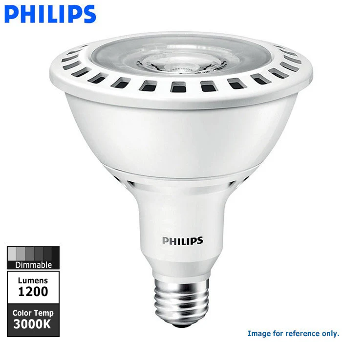 Philips Single Optics 17W PAR38 LED 3000K White Flood 25 Light Bulb - Image 2