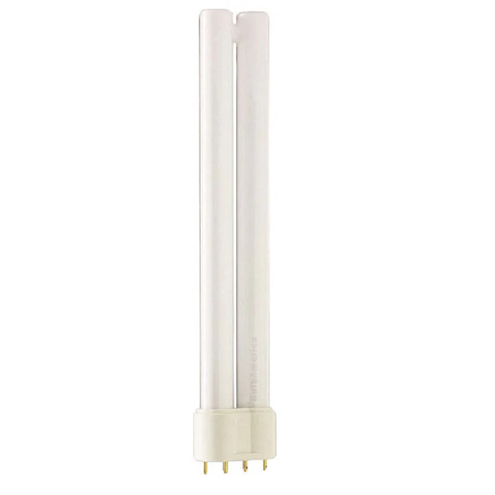 18w Single Tube Dimmable Philips 4-Pin 2G11 4100K Fluorescent Light Bulb