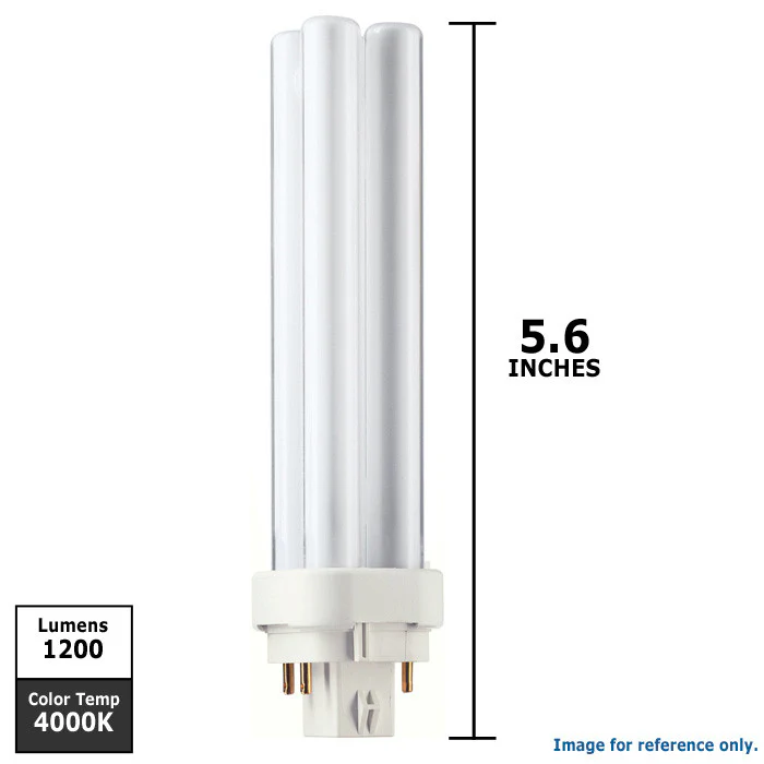 Philips 18w Double-tube 4-pin Cool white 4000k Fluorescent Light Bulb - Image 2