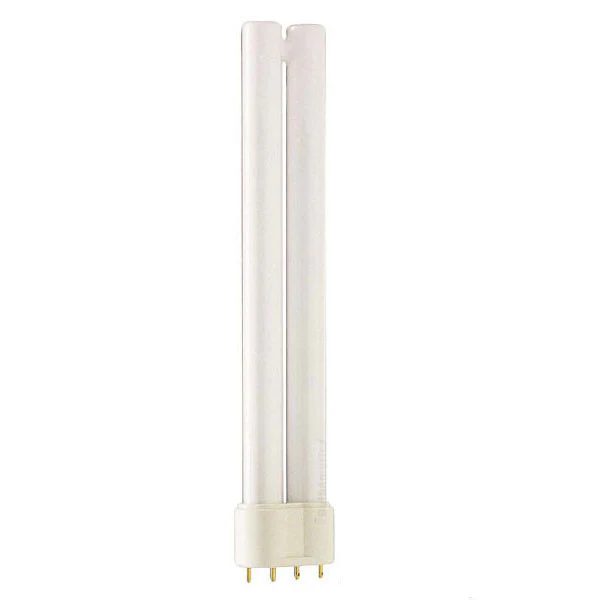 Philips 18w Single Tube 4-Pin 2G11 Silicon 3500K White Fluorescent Light Bulb