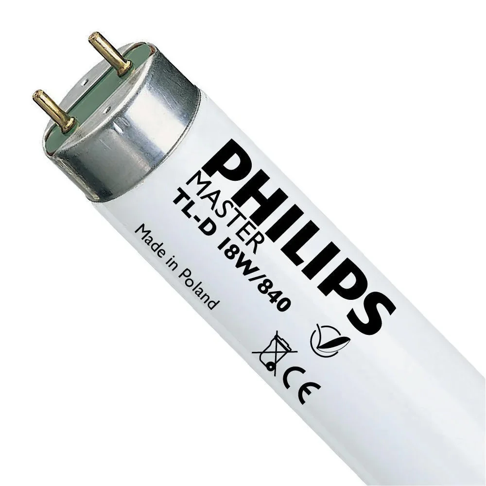 Philips 18w T8 24in. 4000k Cool White 80CRI - MASTER TL-D Super 80 Fluorescent
