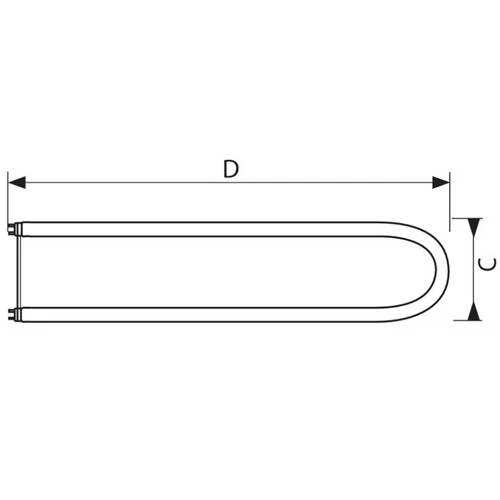 PHILIPS 32W T8-6U 3500K U-Bent Rapid Start T8 Fluorescent Light Bulb - Image 2