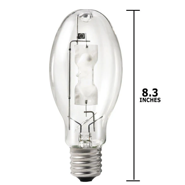 Philips 400w ED28 Pulse Start 4000K Cool White E39 Metal Halide Light Bulb - Image 2