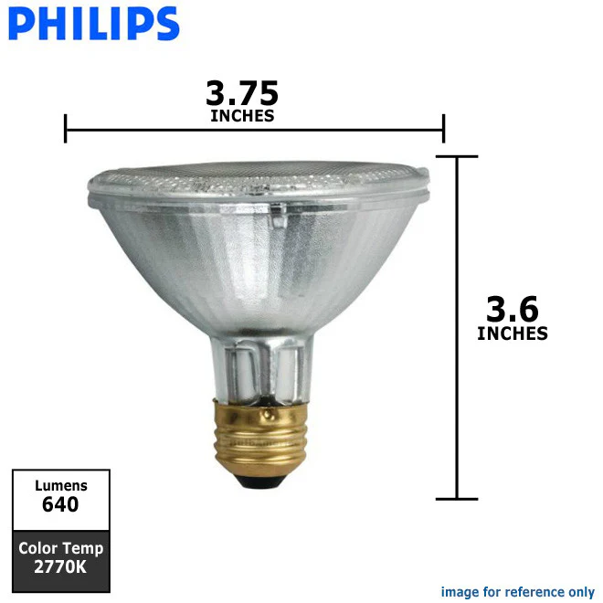 Philips 40w 120v PAR30S FL25 E26 Energy Advantage IRC Halogen Light Bulb - Image 2