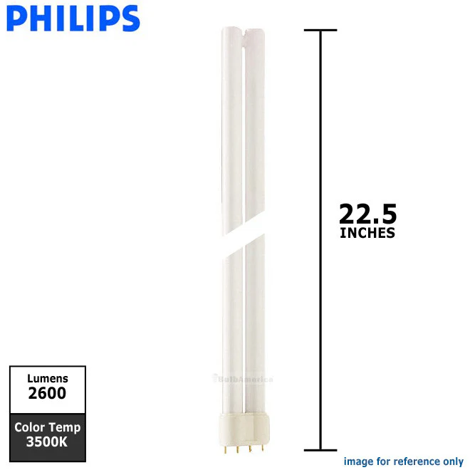 Philips PL-L 40W/835/XEW/4P/IS 25W Single Tube 2G11Base 3500K CFL - Image 2