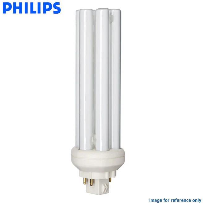 Philips 42w Triple Tube 4-Pin GX24q-4 3000k Warm White Fluorescent Light Bulb - Image 2