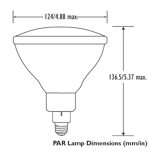 Philips 70w FL25 PAR38 3000k Warm White MasterColor CDM HID Light Bulb - Image 2